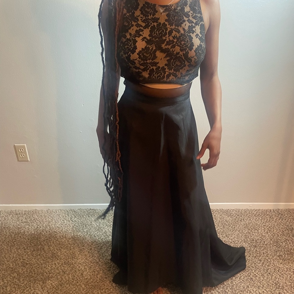 Black long formal dress